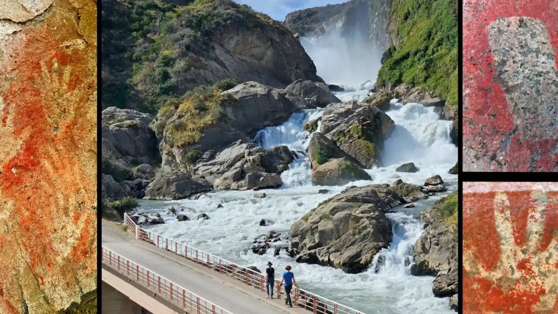 Pinturas rupestres y senderos en la Ruta Tehuelche cerca de Coyhaique